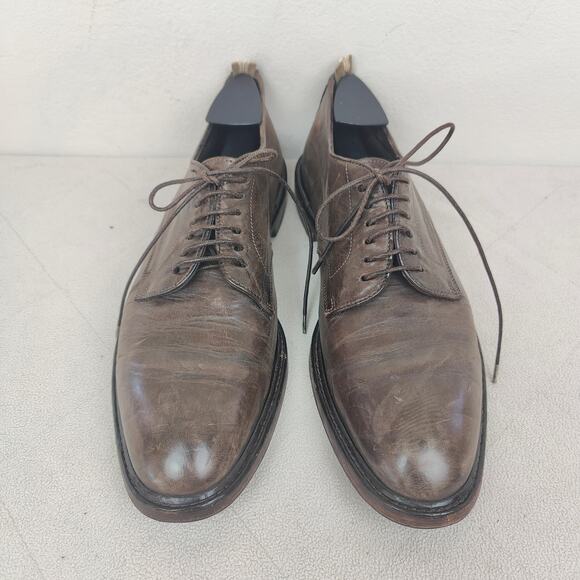 Officine Creative Cornell Leather Derby Shoes Mens 41 US 8 Brown Leather Oxfords - Picture 3 of 11